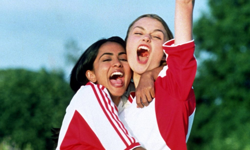  Parminder Nagra and Keira Knightley in Bend It Like Beckham. Photograph: Allstar/BSKYB/Sportsphoto 
