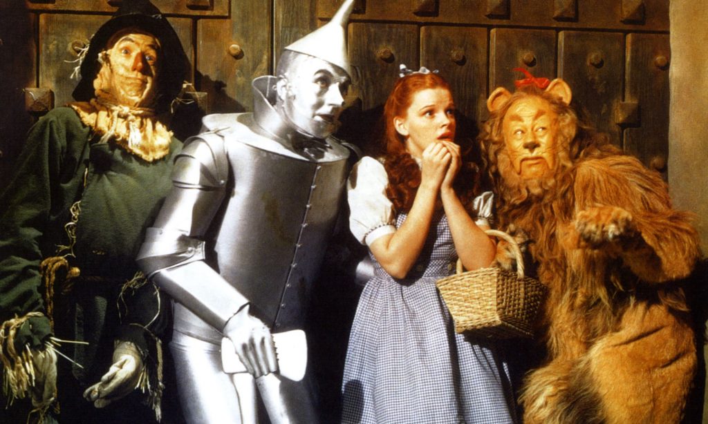  Judy Garland and company in The Wizard of Oz. Photograph: Alamy 
